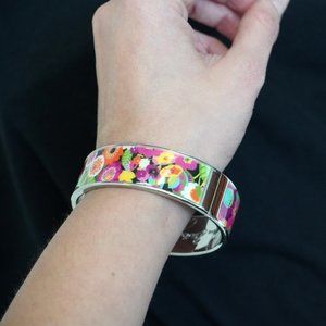 Vera Bradley Medium Hinged Bangle Bracelet